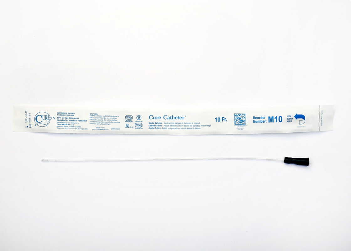 CATHETER 10FR 16" STRAIGHT MALE POCKET Men Catheters