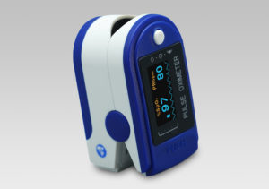 Finger Tip Pulse Oximeter, meter for heart rate combined blood oxygen levels sensor
