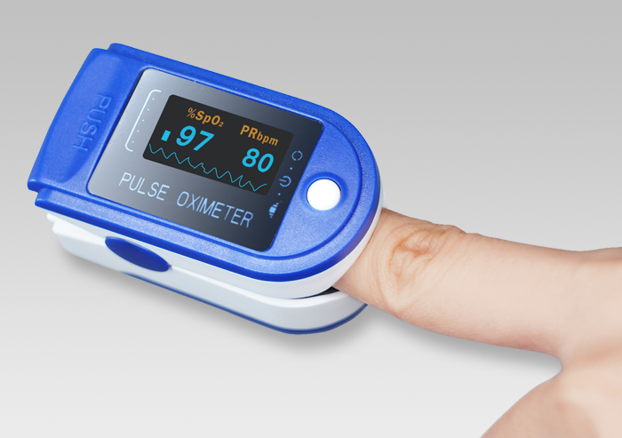 Fingertip Pulse Oximeter ⋆ MyMedSupplies.com by Geneva Woods Health Supplies