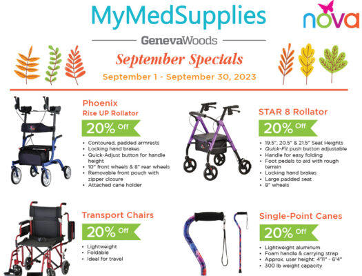 Discounts on home healthcare and functional products by Nova