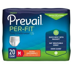 Prevail Per-fit M, Extra Absorbency Daily Underwear (unisex) | Pull-ons Covered by Medicaid